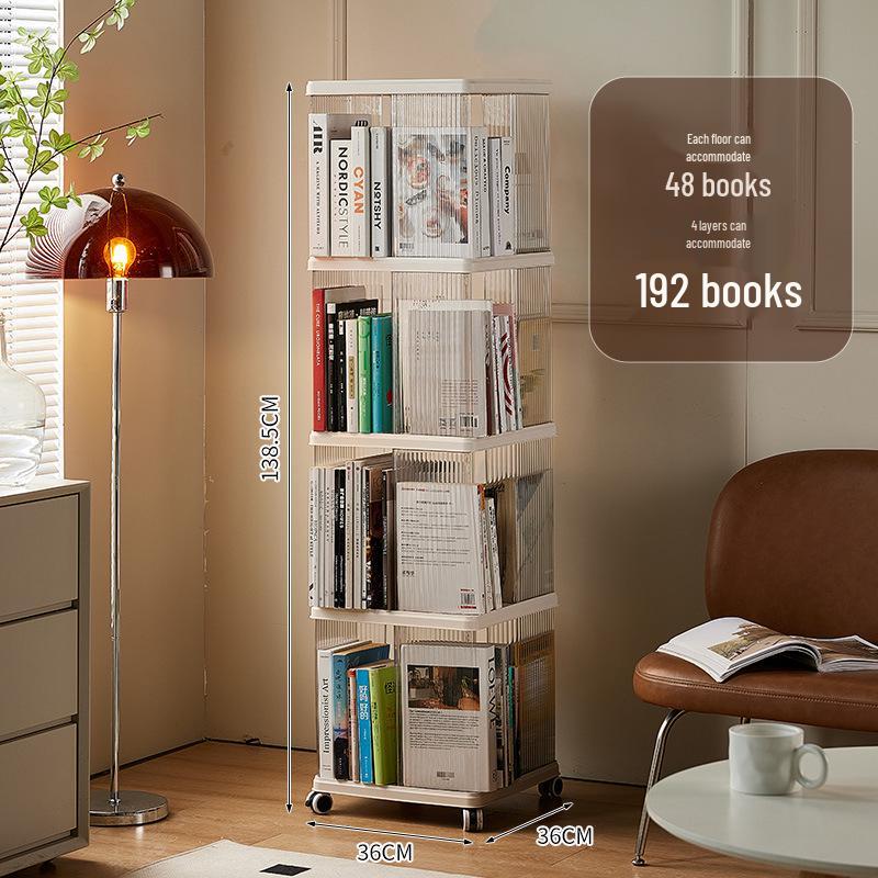 360° drehbarer Kinderbücherregal und Aufbewahrungsschrank
