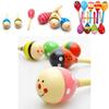 Wooden Shaker Rattle Musical Instrument For Baby Sensory Development And Playtime