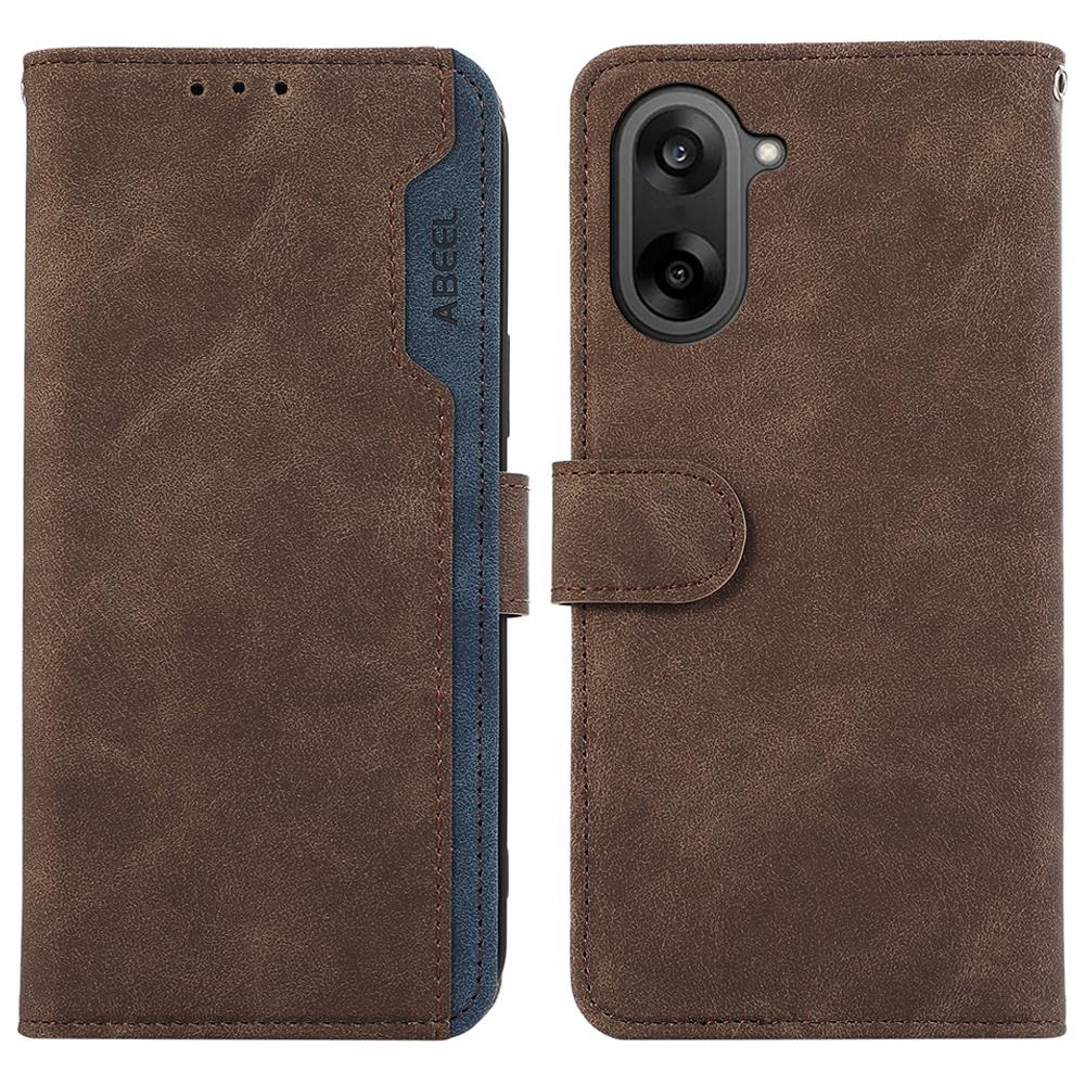 ABEEL Für OnePlus Nord CE5 5G/Ace 5 Racing 5G Hülle Farbige Leder-Klapphülle mit RFID-Blockierung