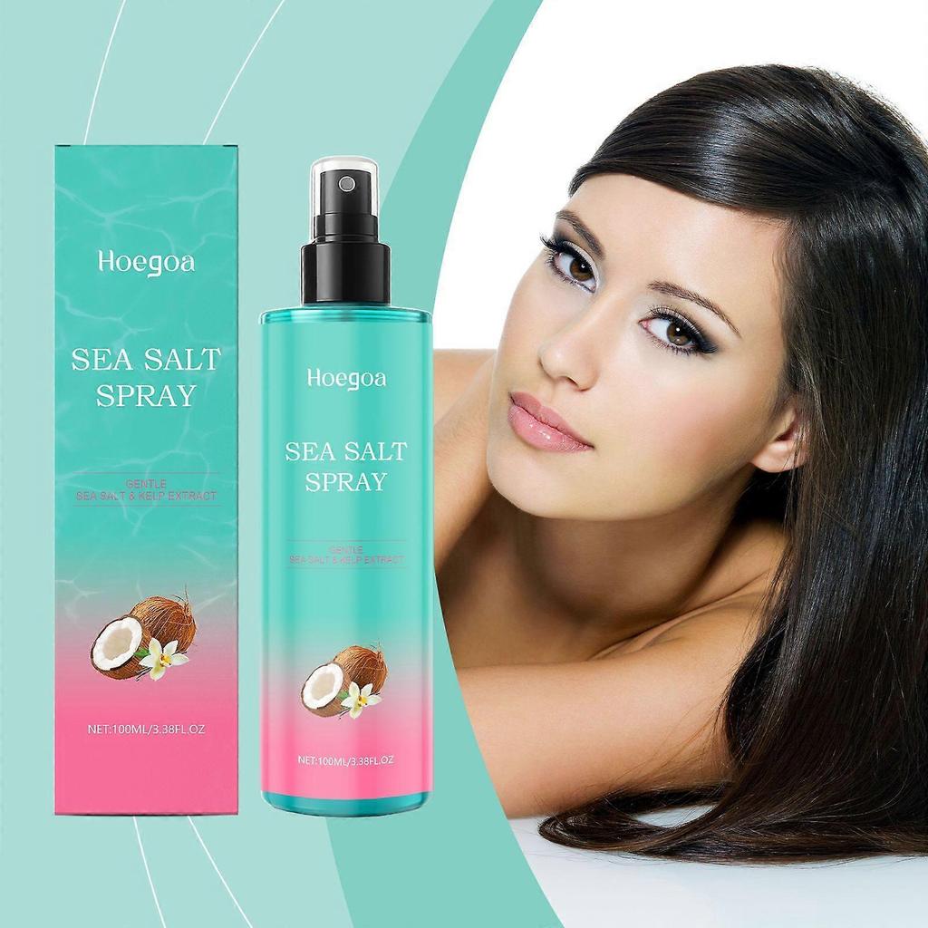 Hoegoa Sea Salt Hair Spray Soothes The Scalp, Deeply Moisturizes Hair, Gently Cares For Hair, Makes Hair Smooth And Shiny