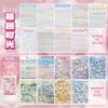 18-Sheet Retro Japanese Vintage-Style Sticker Book, Nostalgic Old-School Patterns for Journal Decoration, Scrapbooking