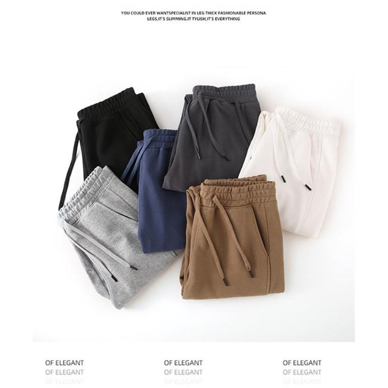 Autumn Winter Men/Women Fitness Workout Sweatpant Jogging Running Sweatpants Casual Comfortable Heavy Men's Tracksuit Pants