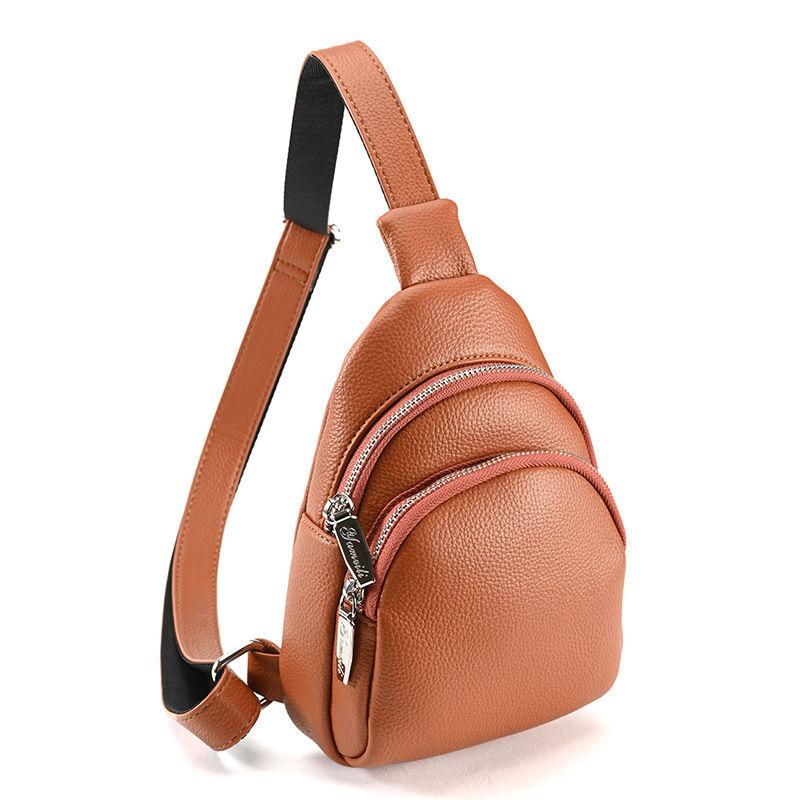 Damenmode Brusttasche Vintage Design Umhängetaschen Lässige Hüfttasche für Damen