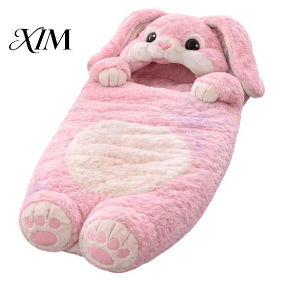 Weicher Schlafsack Plüschhase Umschlag für Kinder, Winter Hase Schlafsack, Flauschiger Sack Kleinkinder Jungen Mädchen