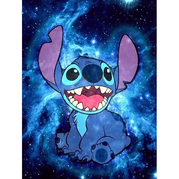 Full Round Drill Diamond Painting Lilo and Stitch 5D DIY Hobby Diamond Mosaic Cartoon Embroidery Moon Unique Gift