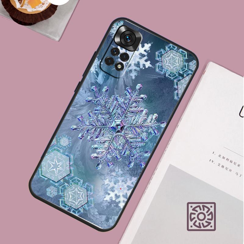 Snow Snowflake Winter Case For Xiaomi Redmi Note 12 9 10 11 13 Pro Plus 9S 10S 11S 12S Redmi 12 10C 12C 13C Cover