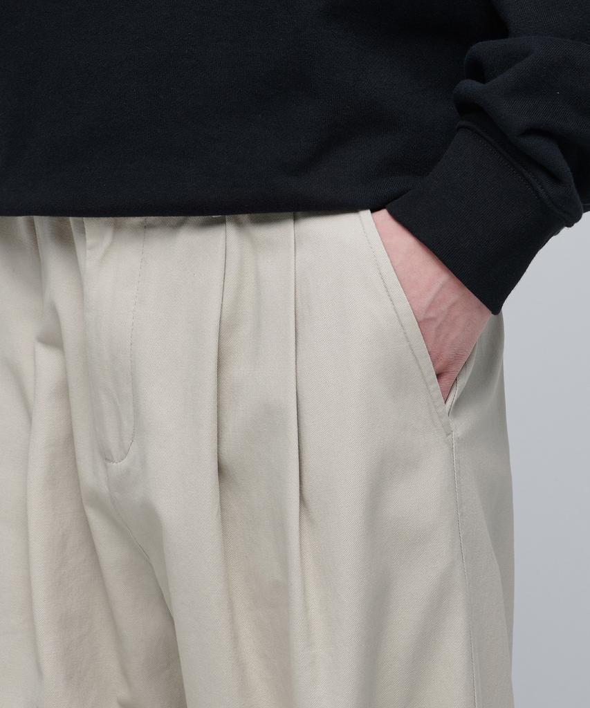 MUSINSA STANDARD Cotton Wide Balloon Pants [Light Beige]