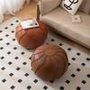 Funda de Cojín sin Relleno Funda de Otomana de Cuero PU Funda de Taburete Pouf de Almacenamiento Estilo Nórdico Minimalista Pouf Marroquí sin Rellenos