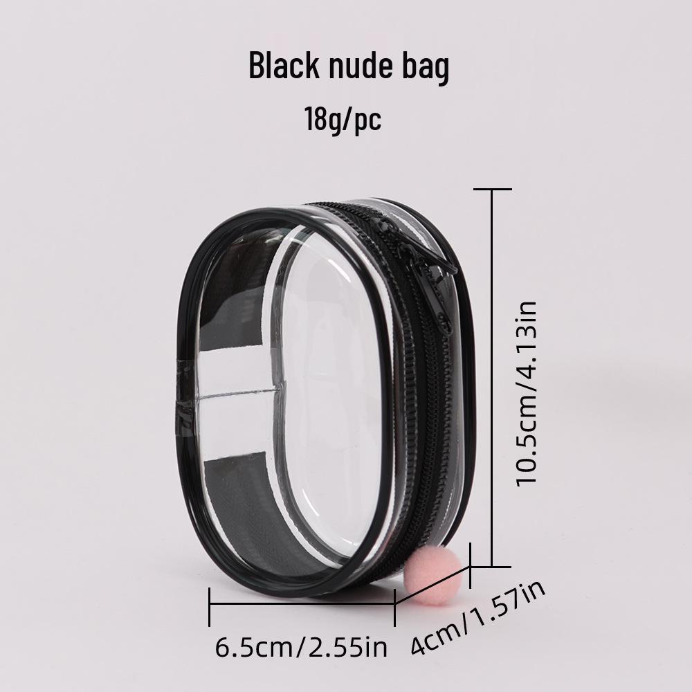 10cm Transparent Dustproof PVC Blind Box Display Bag - Mini Cute Ins Style Stroller Bag with Pendant Holder