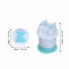 10PCS 0-9 Number Number Cake Mold Food Grade Plastic Fondant Cutter Cookie Stamp  Birthday Party