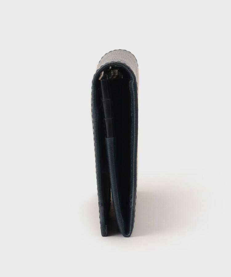 color scheme embossed leather long wallet G8701293 Black [Takeokikuchi] Wallet, Men's (619) 00(FREE)