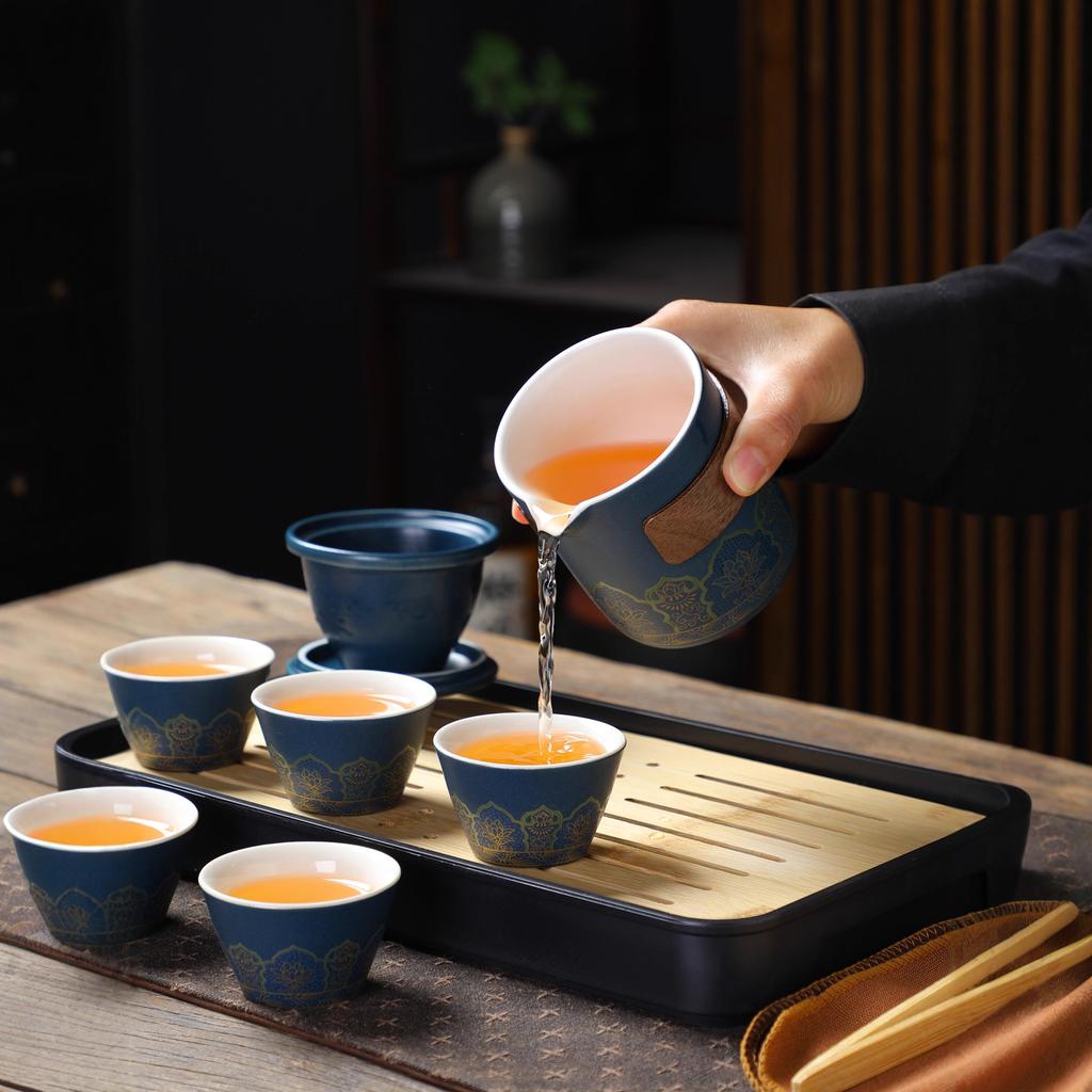 Portable Travel Tea Set Household Simple Company Opening Gifts Business Event Souvenirs