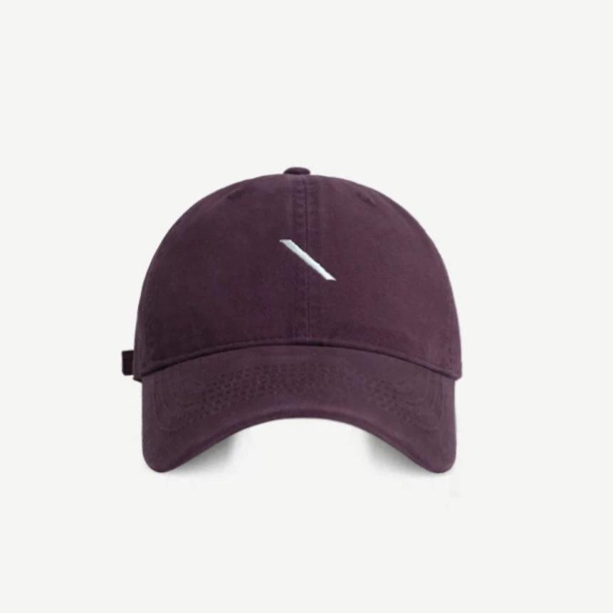 New Versatile Korean style Simple Embroidered Baseball Cap for Women  Wide brimmed Couple Baseball Caps for Men