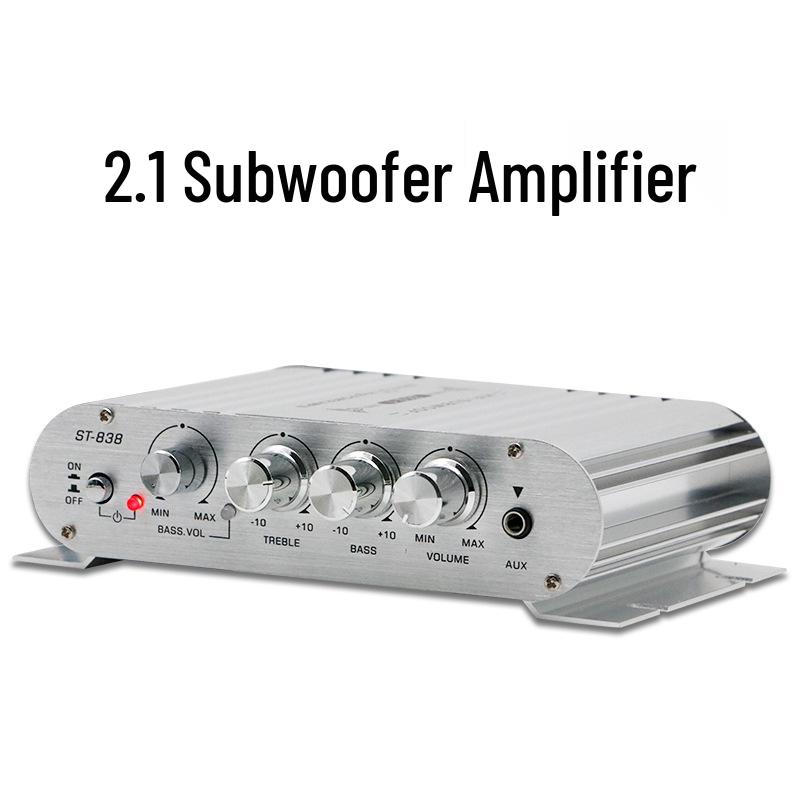 Amplificador Subwoofer 2.1 Canais para Carro e Casa 12V - Venda Quente