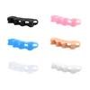 2Pcs Toe Separators for Overlapping Toes Soft Silicone Bunion Corrector for Men Women Reusable Ergonomic Spacer for Foot Alignment Hallux