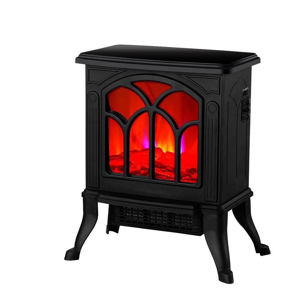 Smart Voice-Controlled 3D Flame Fan Heater: Rapid Heating & Energy-Saving Fireplace