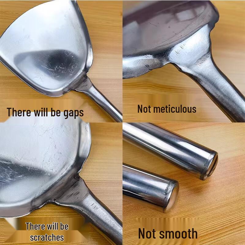 Stainless Steel Professional Chef's Stir-Fry Spatula