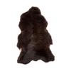 Natural sheepskin leather Brown 80-100cm size 80-100cm