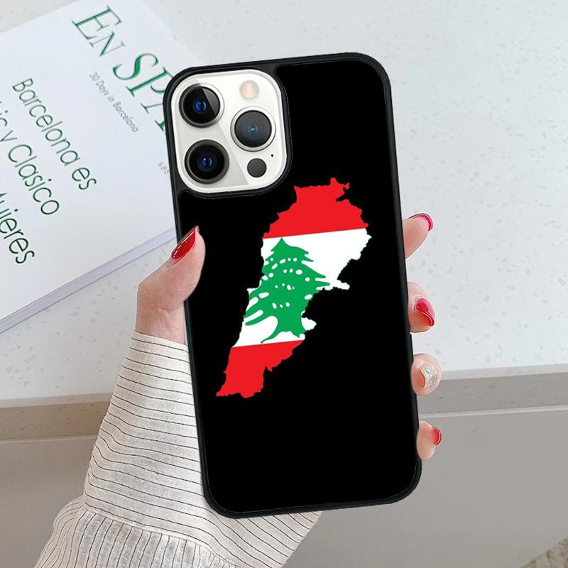 Lebanon Flag Phone Case cover For iPhone 17 Air 15 16 16e 14 13 Pro Max Coque 12 11 Pro Max For Apple PLUS fundas