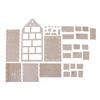 Calendrier de l'avent maison à construire 25,5 x 17,5 cm