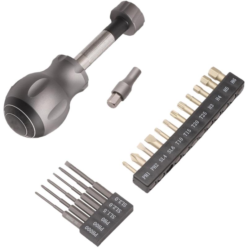 

Complete Precise Screwdriver Set 18PCS Precise Bit 1Handle Repair Tool for Various Applications DIY Tasks Long Lasts Use 1