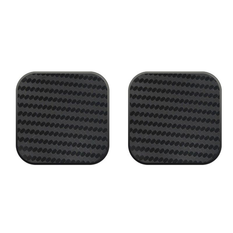 2Pcs Carbon Fiber Style Car Anti-Slip Water Cup Holder Mat Bottle Pad Coaster Non-Slip Car Mat Auto Stuff Gadget Car Accessories