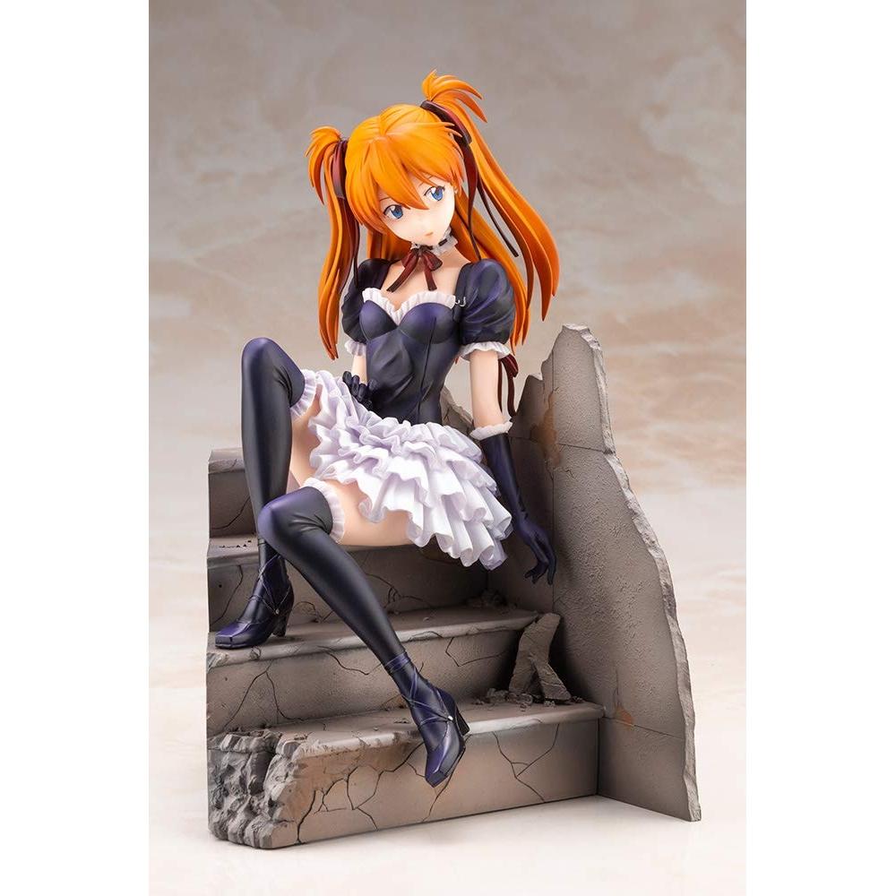 Neon Genesis Evangelion Soryu Asuka Langley ~Gothic Lolita ver.~:RE 17 Scale PVC Painted Finished Figure