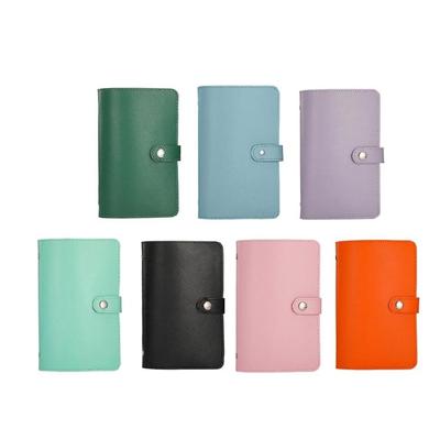 Álbum de Moedas 50 Bolsos Protetores Transparentes para Moedas Livro de Armazenamento de Dinheiro de Papel Porta-Dinheiro de Couro 7x4,5 Polegadas para Guardar Dinheiro