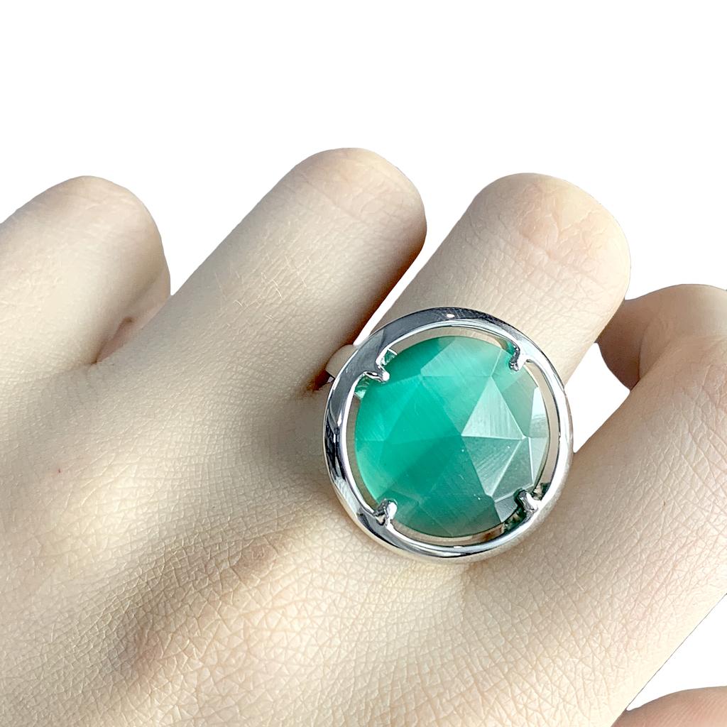 Silver Ring with a Cat's Eye (1984499)