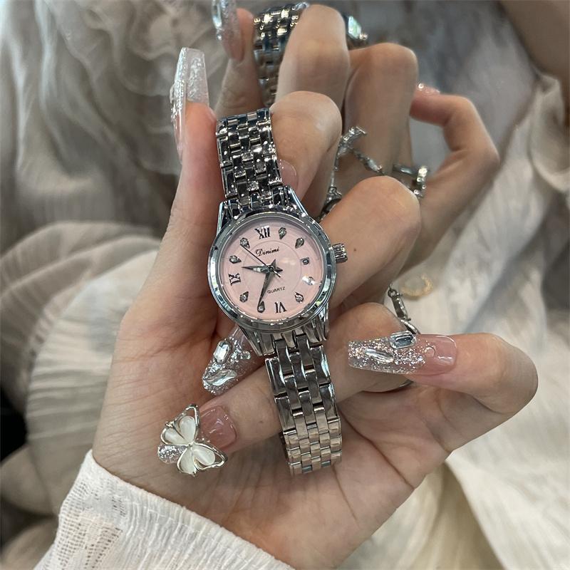High-end high-quality watch art casual fashion design business new metal quartz watch ladies surprise gift
