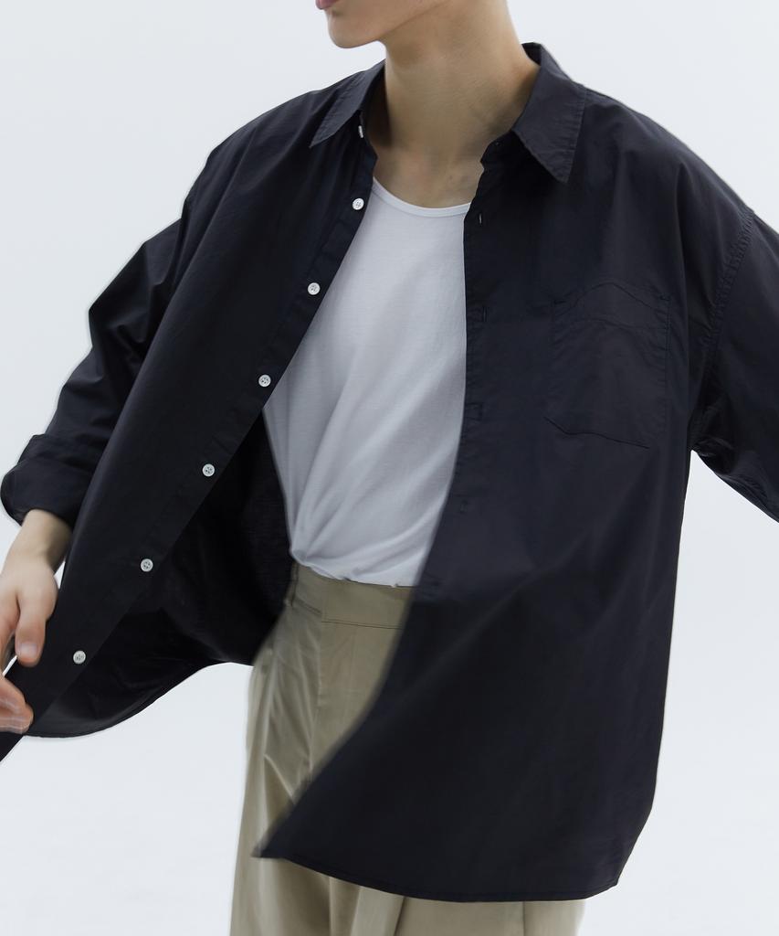 TRIP LE SENS Like Cotton Shirt_Black