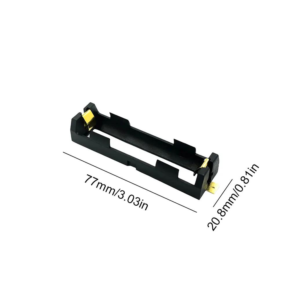 18650 SMT Battery Holder with Bronze Pins for Secure Rechargeable Battery Connection and Power Supply Design