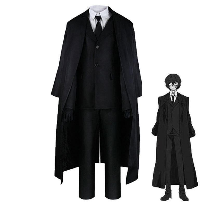 Dazai Osamu Cosplay Tērps Anime Bungo