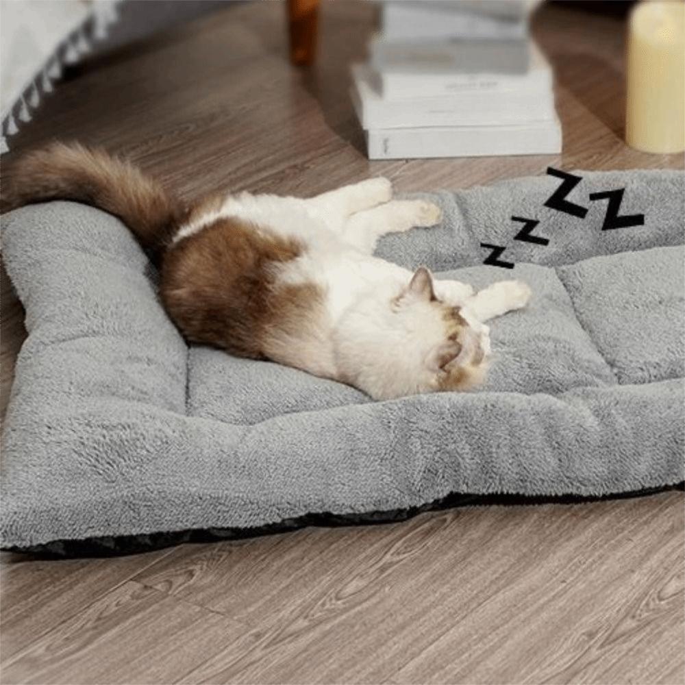 Warm Pet Plush Pad Surrounding Style Cat Cage Mattress Pet Floor Pad Dog Bed Mat  Home