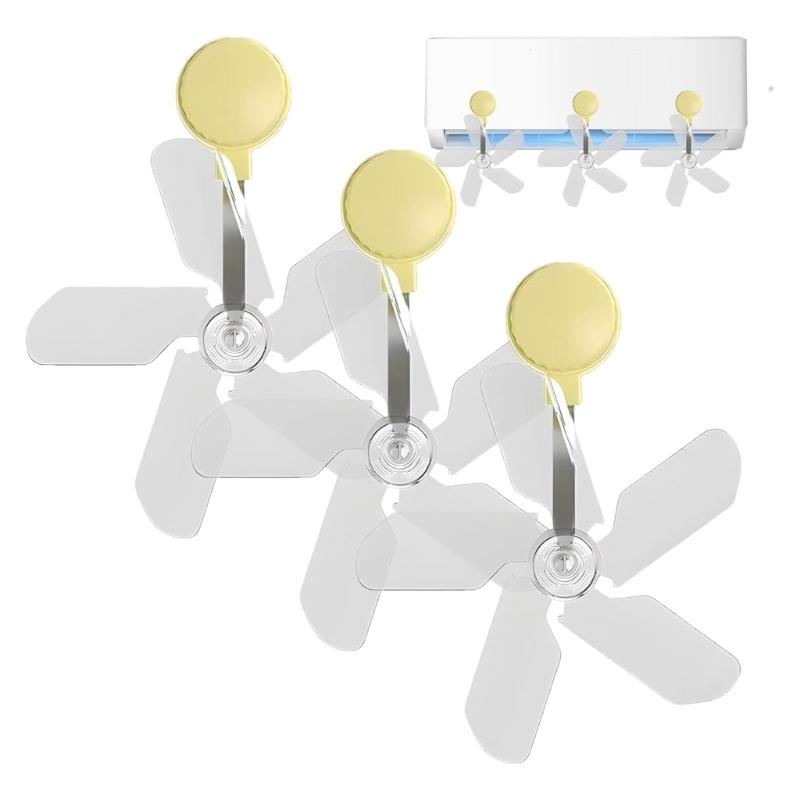 3PCS Easy Installation Air Conditioning Deflector Baffle Blowing Shield Suitable for Anti Direct Blowing and Fresher Air