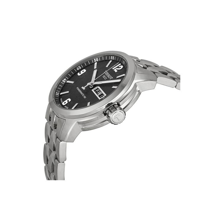 Tissot 200 Automatic Mechanical Movement Men's Watches Watch 39mm Black Dial Stainless Steel Case T055.430.11.057.00
