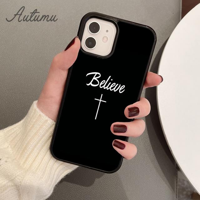 Bible Jesus Christ Christian Cross Phone Case for iPhone 11 12 13 14 Pro Max Mini XR XS SE 2020 6S 7 8 Plus Galaxy S21 S22 Cover