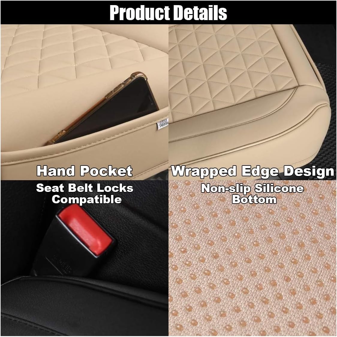 Кожаный чехол на автомобильное сиденье — фото 4