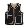 Zbzr Autumn New Women Clothes European and American Fan Car Suede Fur Fur Button Vest Vest