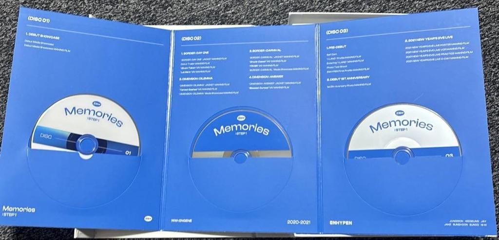 [USED] Enhypen Memories STEP1 with Engene