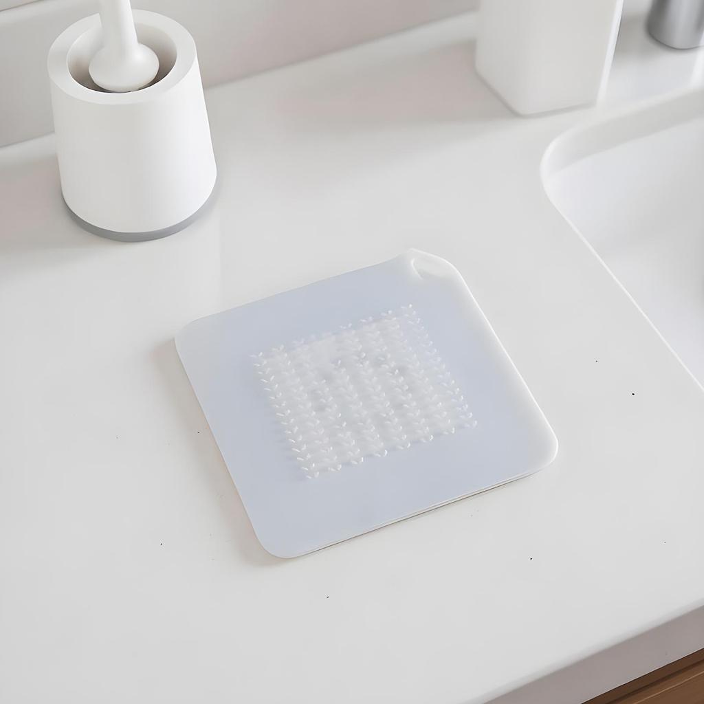 Silicone Drain Stopper Anti-Odor Sink Pad Bathroom Floor Drain Plug For Homeowners Renters Housekeepers Apartment Hotel Kitchen