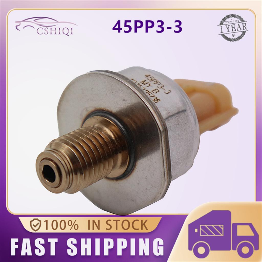 45PP3-3 Fuel Rail Pressure Sensor 45PP33 For Nissan Navara D40 Pathfinder R51 2.5 Diesel Peugeot Boxer Fiat Ducato 2005-2014