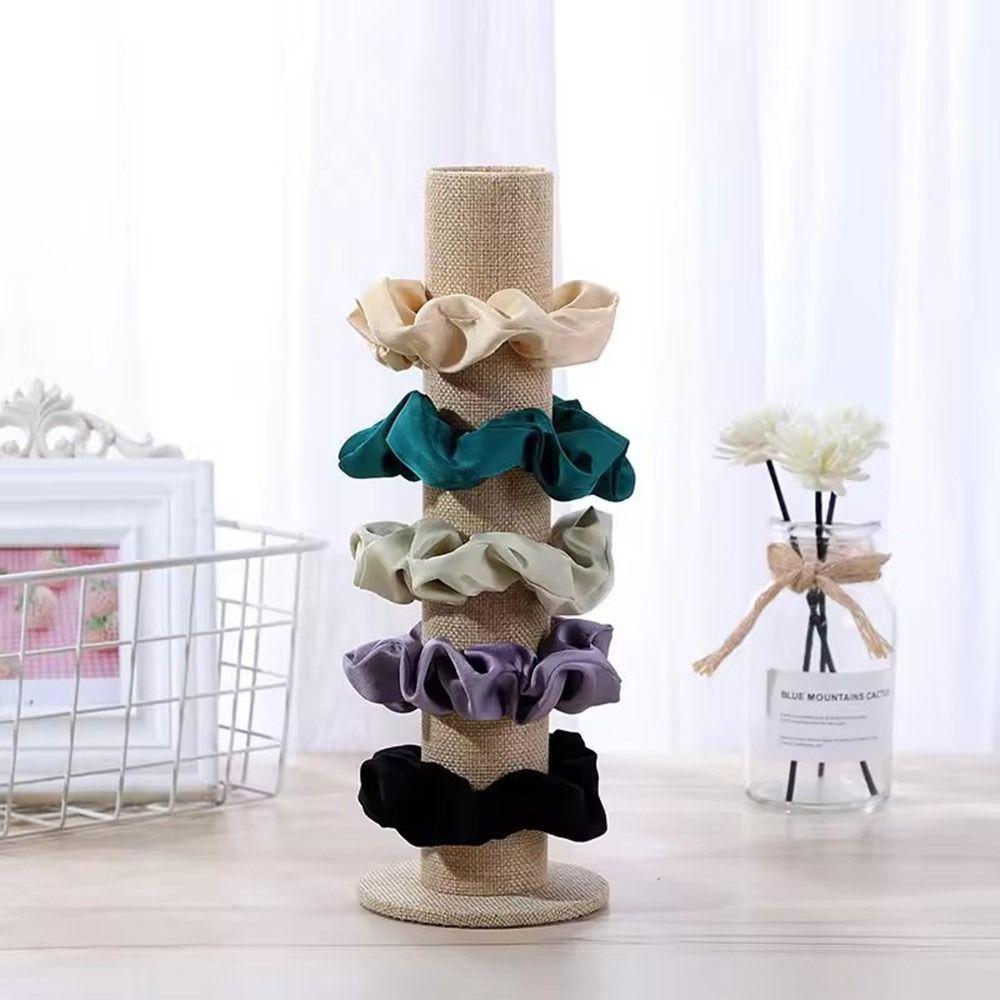 Multifunctional Bracelet Watch Chain Organizer Cylindrical Shape Headband Hairband Display Stand