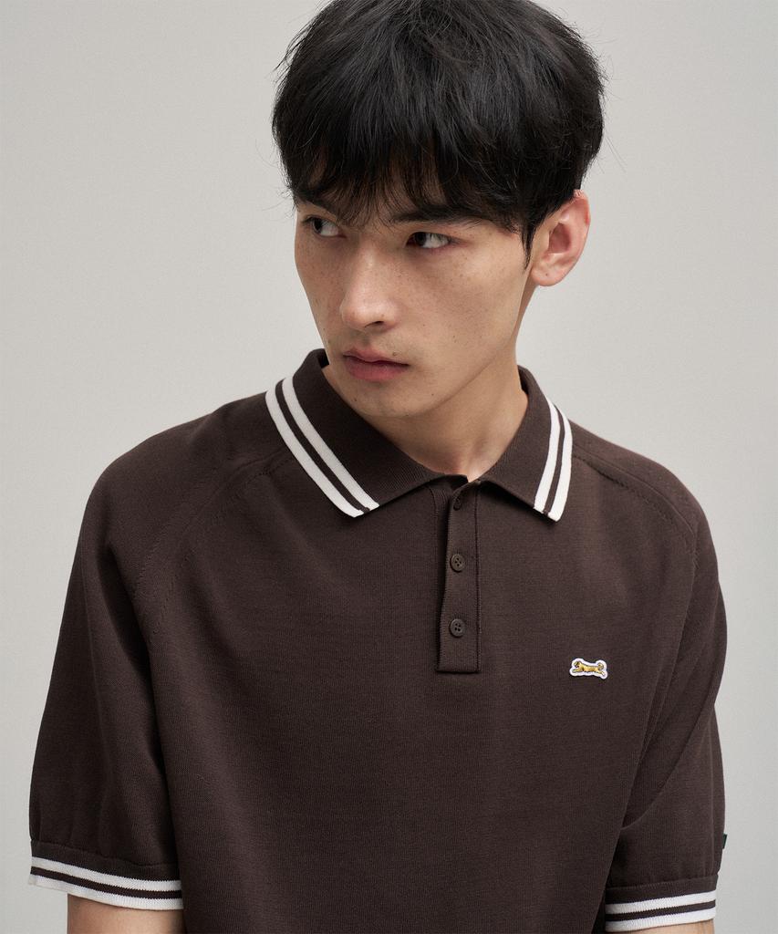 LE TIGRE Tennis Polo Knit (Mild Brown)