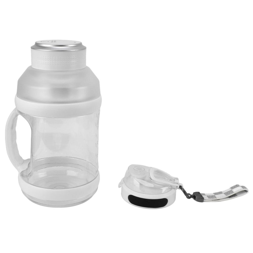 2L Sport Portable Blender with 6 Edge Blades 18000rpm 4000mAh Type C Travel Juice Blender for Shakes Smoothies White