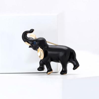 Legierung Emaille Elefant Temperament Brosche Südostasien Vielseitig Herren- und Damenbekleidung Korsage Ornament Anstecknadel