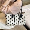 Large Capacity Multi-compartment Tote Bag Lightweight Canvas Handbag  Shopping