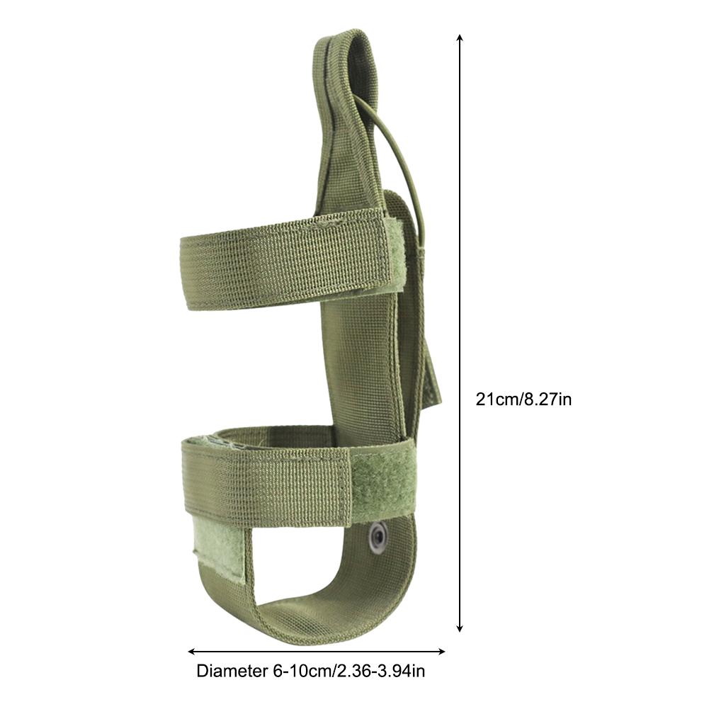 

Tactical Molle Water Bottle Holder Bag Military Water Bottle Kettle Carrier Kettle Pouch Outdoor Hiking Fishing Camping Supplies Practical Use