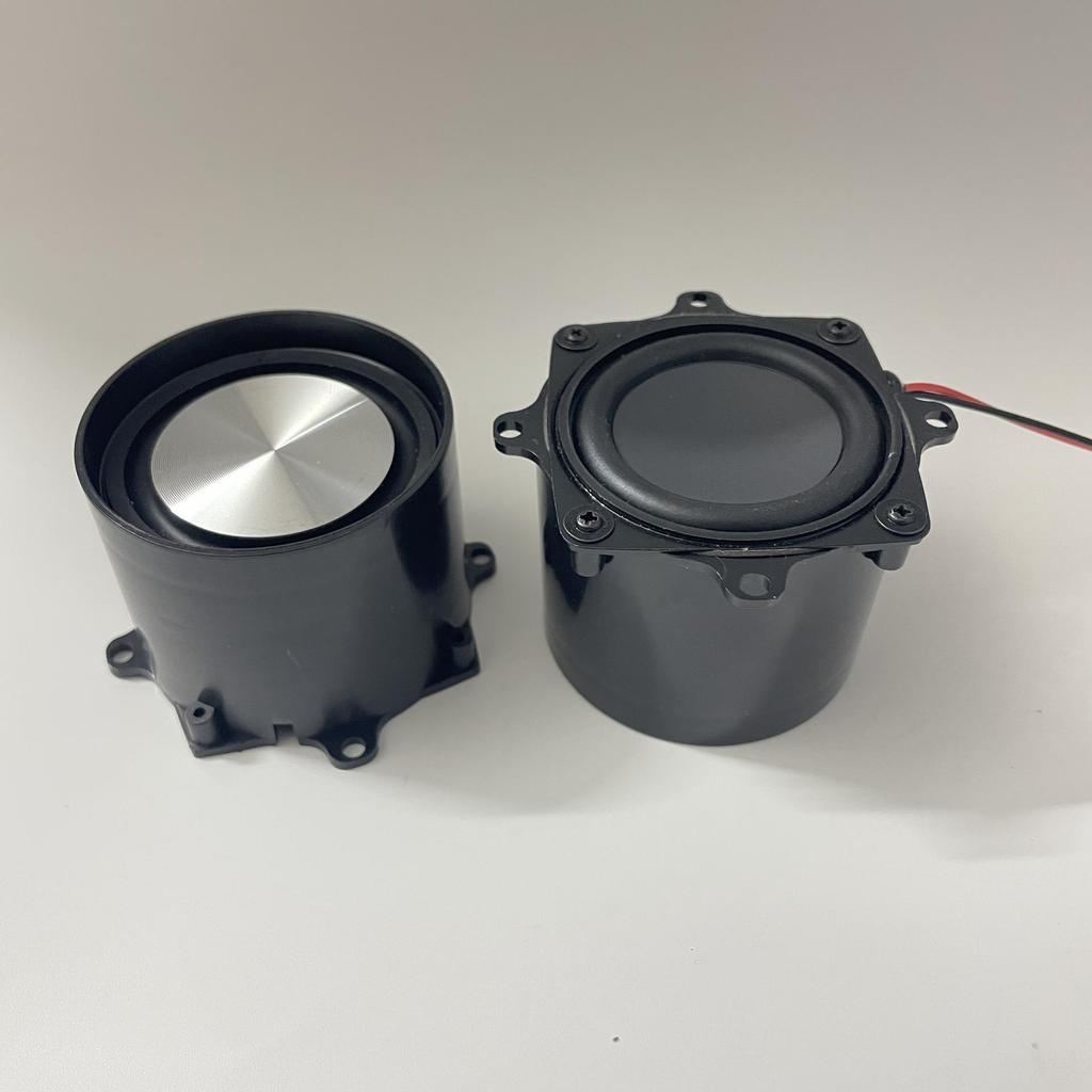 Haut-parleur Passif à Double Membrane de 2 Pouces, 4 Ohms, 10-15W, Aimant Néodyme, Coque Imprimée en 3D pour Modification de Véhicule Électrique