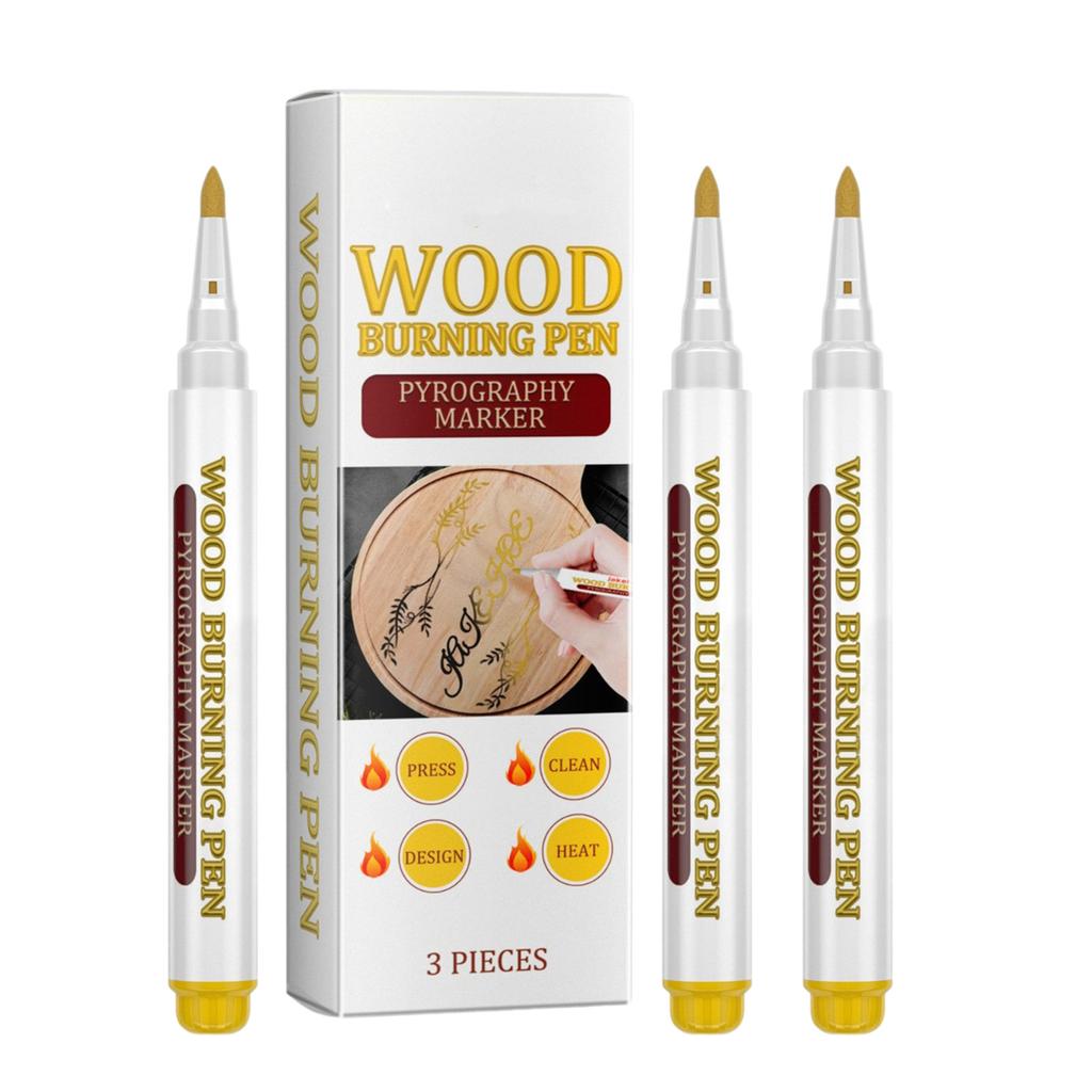 3/9 Pieces/Set Scorch Pen Wood Burning Marker Wood Burning Pen Scorch Pen Marker Wood Burn Marker Pen for Craft Project